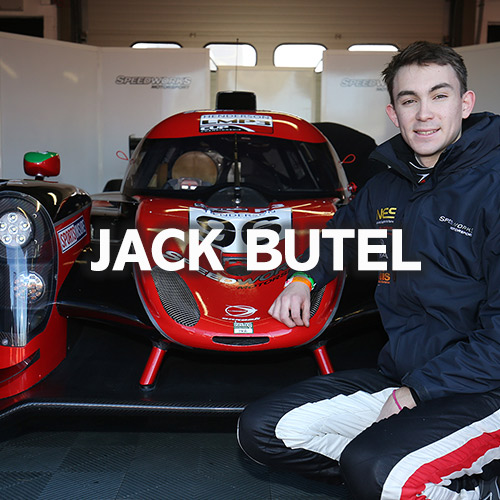 Jack Butel brings his LMP3 racing machine home